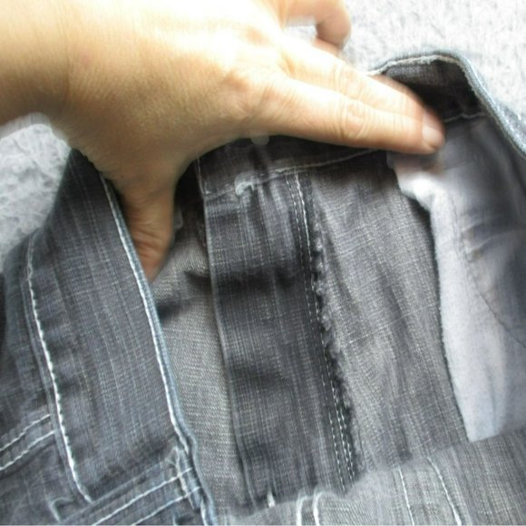 Southpole Shorts Mens 34 Black Hi Rise Y2K Skater 90's Grunge Baggy Streetwear - Picture 11 of 14